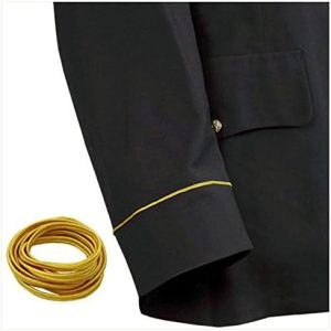 Vanguard Gold 1/8" Soutache Braid - 1 Yard Cut