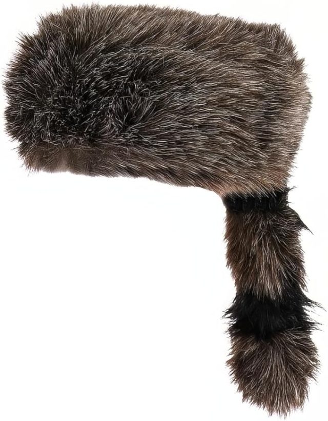 Rhode Island Novelty Raccoon Tail Hat, One Per Order