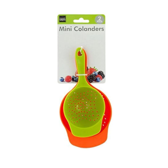 Brandobay Mini Colanders Set 2 Plastic Pack